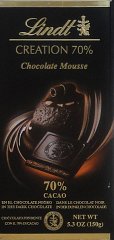 Lindt srednie czarne creation 70 chocolate mousse